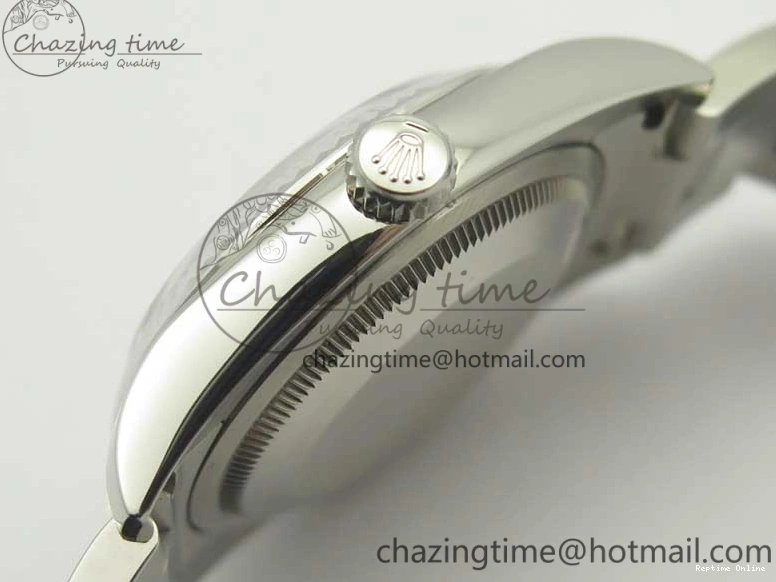 0125 DateJust 36 SS 116234 Fluted Bezel DJF Best Edition Blue Dial Stick Markers on SS Oyster Bracelet A Affordable 3373